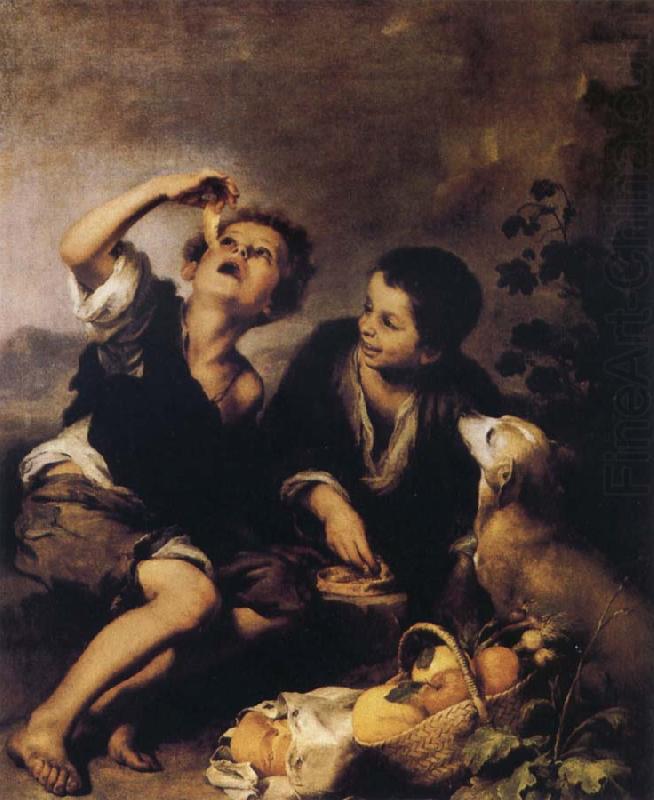 Bartolome Esteban Murillo The Pie Eater china oil painting image